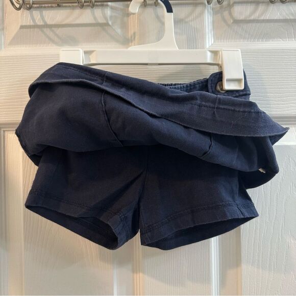 Old Navy girls school uniform skorts khaki navy pull on size XS (5) lot - Picture 3 of 9